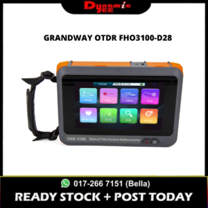 GRANDWAY OTDR FHO3100-D28 1310nm/1550nm DYNAMIC RANGE: 28/26dB 4 IN 1 OPTICAL TIME DOMAIN REFLECTOMETER OT102