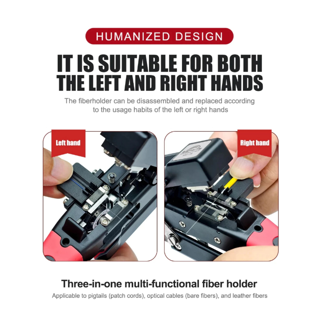 Signal Fire MC-16 Multi-Function Optic Fiber Stripper&One-Step Cleaver Integrated Miller Stripper with Kevlar Scissors - Image 6