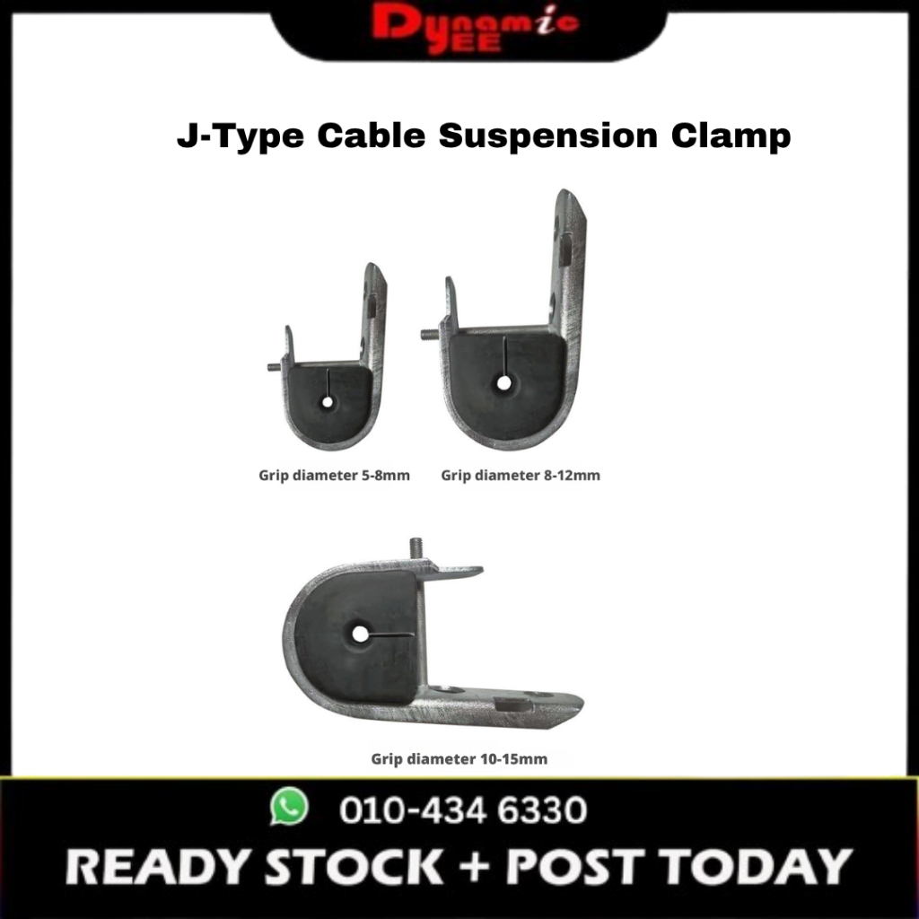 ADSS Fiber Optic Cable Suspension Clamp Pre-twisted J-type Suspension Clamp Fixing Fixture for Power Transmission PA101