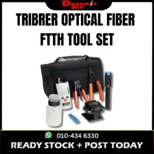 TRIBRER OPTICAL FIBER FTTH TOOL SET | FIBER CLEAVER | VFL | POWER METER | STRIPPER SET