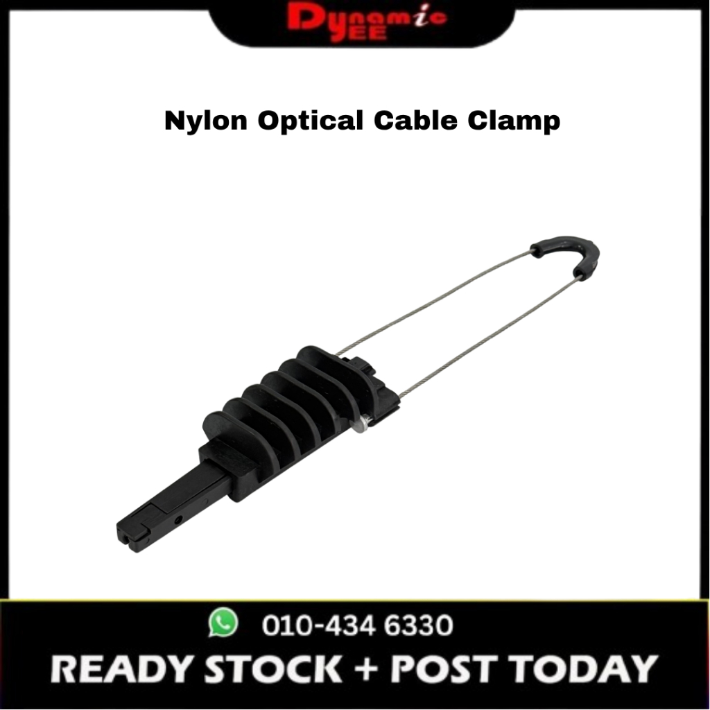 Nylon Fiber Optic Cable Tension Clamp / Dead-End Tension Clamp PA301