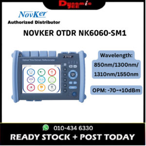NOVKER SINGLEMODE MULTIMODE 2 IN 1 OTDR NK6060 Wavelength: 850/1300/1310/1550nm Dynamic Range: 24/26/35/33dB OT051
