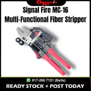 Signal Fire MC-16 Multi-Function Optic Fiber Stripper&One-Step Cleaver Integrated Miller Stripper with Kevlar Scissors