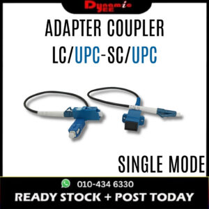 LC/UPC-SC/UPC MALE & FEMALE FIBER ADAPTER COUPLER SIMPLEX SINGLEMODE FOR PATCH PANEL ADC201