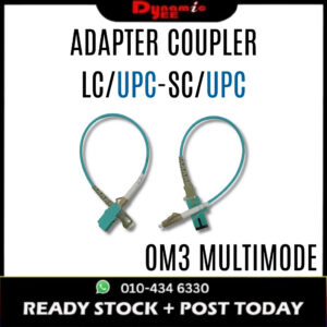 LC/UPC-SC/UPC MALE & FEMALE FIBER ADAPTER COUPLER SIMPLEX MULTIMODE MODE FOR PATCH PANEL ADC301