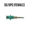 LC/UPC-SC/UPC MALE & FEMALE FIBER ADAPTER COUPLER SIMPLEX MULTIMODE MODE FOR PATCH PANEL ADC301 - Image 6