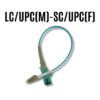 LC/UPC-SC/UPC MALE & FEMALE FIBER ADAPTER COUPLER SIMPLEX MULTIMODE MODE FOR PATCH PANEL ADC301 - Image 7