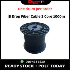 FTTH IB Drop Fiber Cable Outdoor 2 Core (Plastic) (KFRP) GJYXFCH IB102