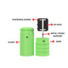 FIBERHOME FITDP-450B PEDESTAL FIBER DISTRIBUTION BOX | OUTDOOR FDB | WITH FITDP-410C SUPPORT FDB701 - Image 3