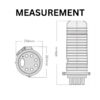 FIBERHOME 144 CORE DOME-BASE FIBER OPTIC CLOSURE | MAXIMUM 288F | IP68 | HEAT-SHRINK SEALING FJ501 - Image 5