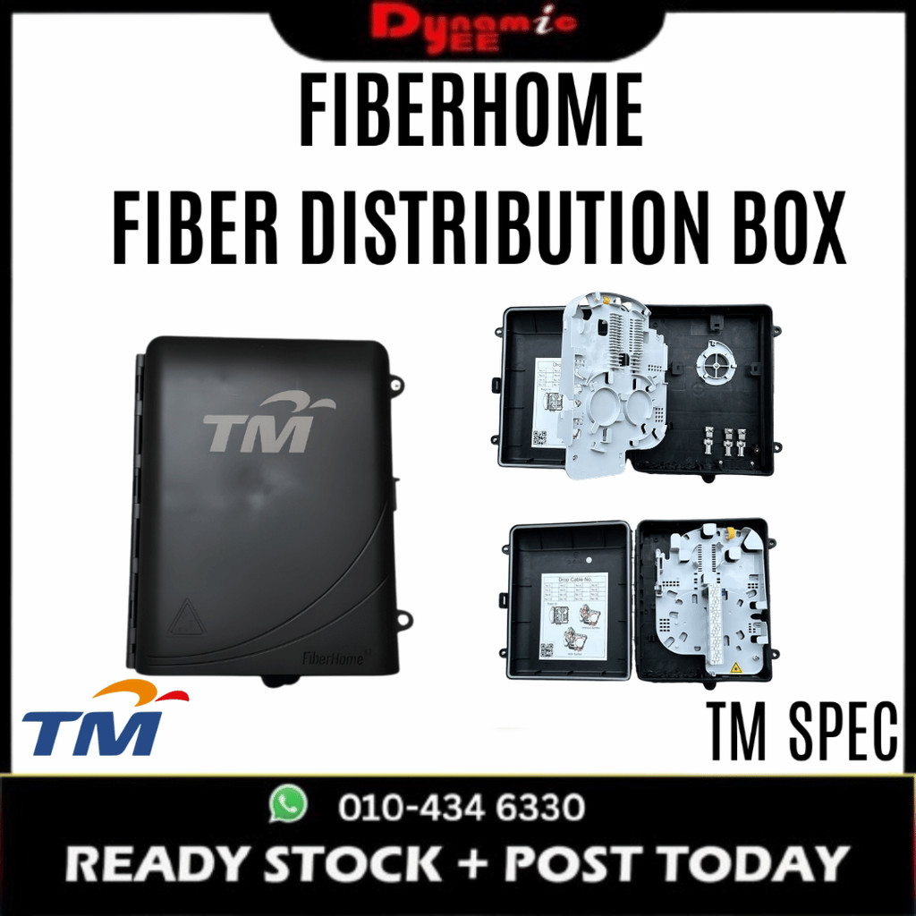 FIBERHOME FITDP-410C EMPTY FIBER DISTRIBUTION BOX | MAXIMUM 24F | IP55 | TM SPEC FDB601