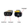 NOVKER ETHERNET CABLE FINDER / NETWORK CABLE TESTER – RJ45 | RJ11 | POE | NCV | CABLE TRACER CI301 - Image 4