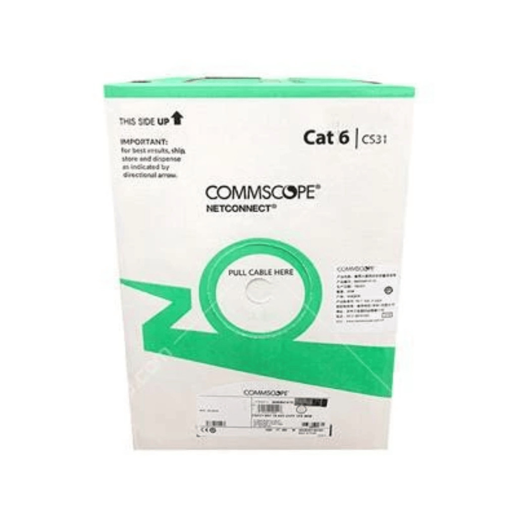 COMMSCOPE CAT.6 U/UTP LAN Cable, 23AWG, 4 Pairs, Solid Bare Copper, 884036414/10, 305 Meters NC302 - Image 6