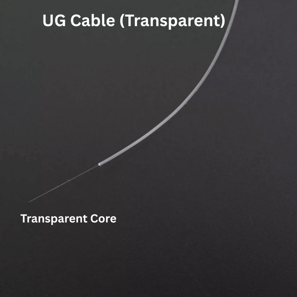 FTTR Transparent Invisible Fiber Optic Cable G657A2 1 Core Indoor Home Fibre 500M/1000M UG401 - Image 2