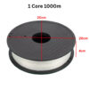 FTTR Transparent Invisible Fiber Optic Cable G657A2 1 Core Indoor Home Fibre 500M/1000M UG401 - Image 3