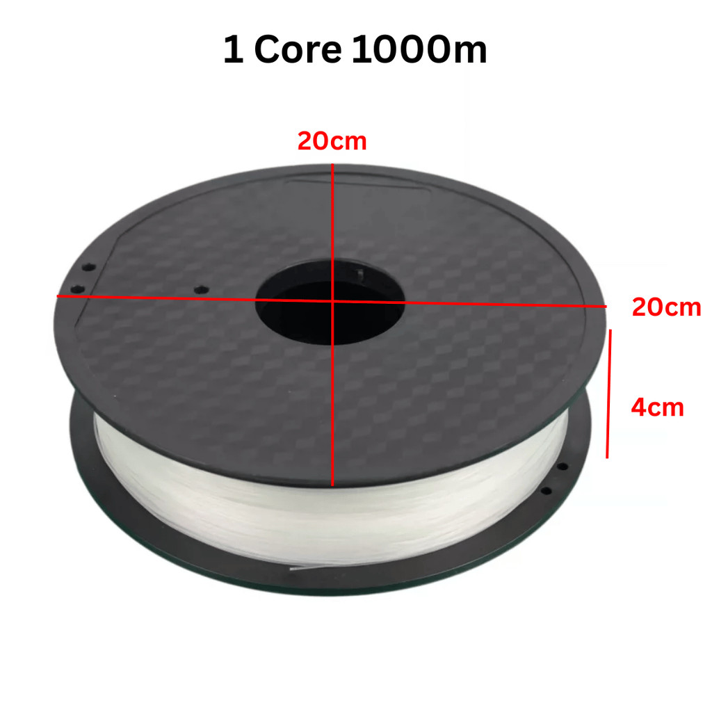 FTTR Transparent Invisible Fiber Optic Cable G657A2 1 Core Indoor Home Fibre 500M/1000M UG401 - Image 3