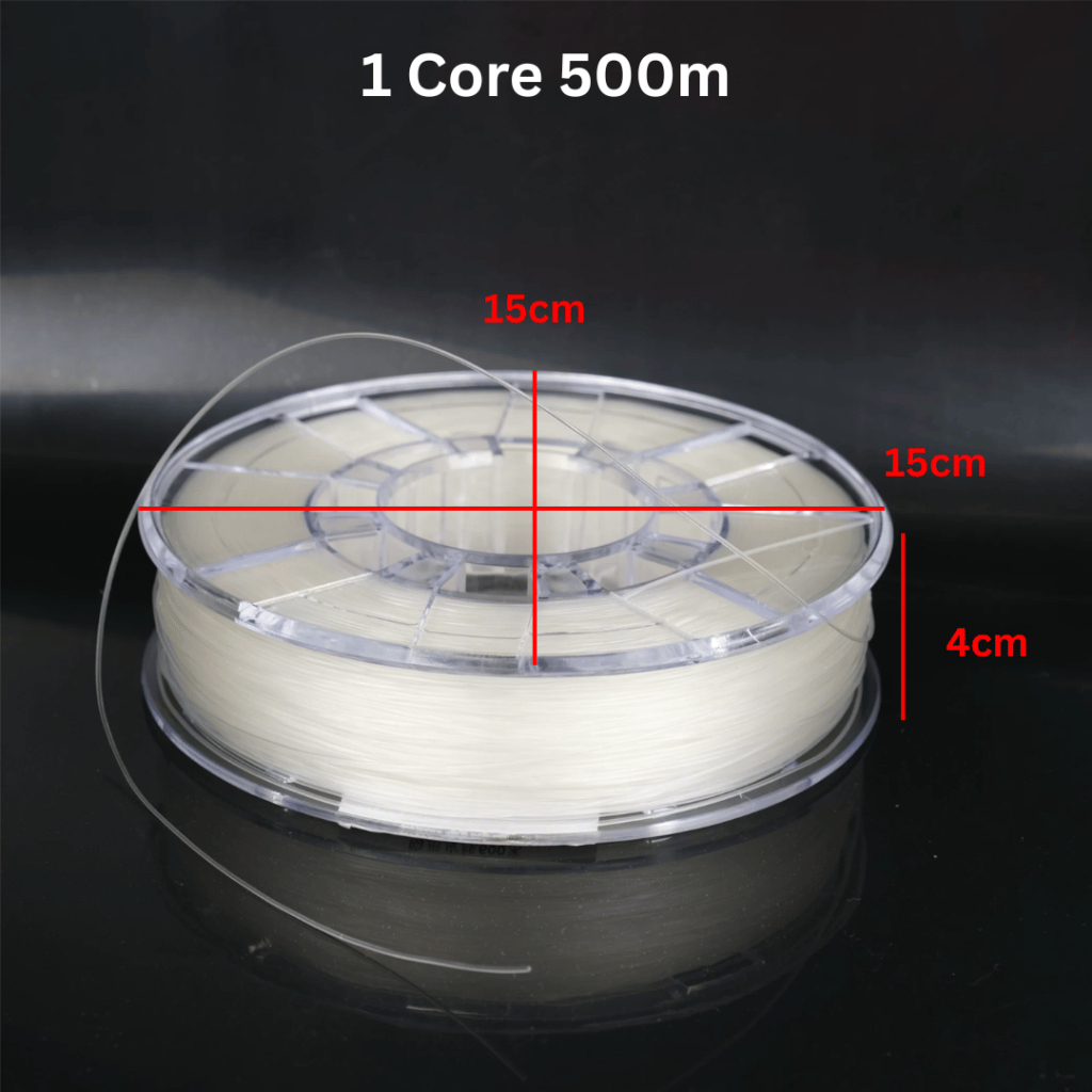 FTTR Transparent Invisible Fiber Optic Cable G657A2 1 Core Indoor Home Fibre 500M/1000M UG401 - Image 4