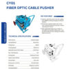 Cable/Fiber Tractor Pulling Pushing Machine Optical Cable Tractor Machine 3000N OCT101 - Image 2