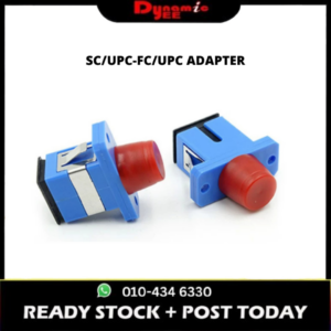 1PC SC/UPC-FC/UPC SIMPLEX SINGLEMODE PLASTIC FIBER ADAPTER AD101