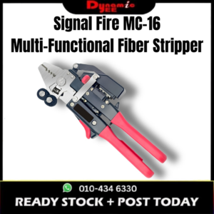 Signal Fire MC-16 Multi-Function Optic Fiber Stripper&One-Step Cleaver Integrated Miller Stripper with Kevlar Scissors
