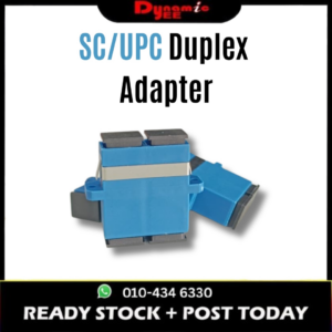 1 PIECE | SC/UPC DUPLEX SINGLEMODE OPTICAL FIBER ADAPTER | PLASTIC BODY