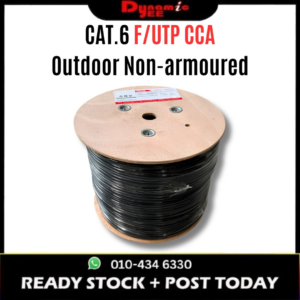CAT.6 OUTDOOR NON-ARMOURED F/UTP LAN CABLE | 23AWG | 4 PAIRS | CCA | 300 METERS NC501