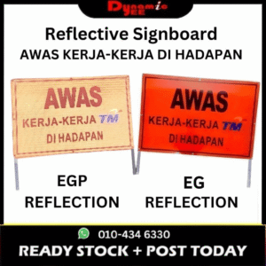 TM SAFETY SIGNAGE ‘ AWAS KERJA-KERJA DI HADAPAN ' TMSB101