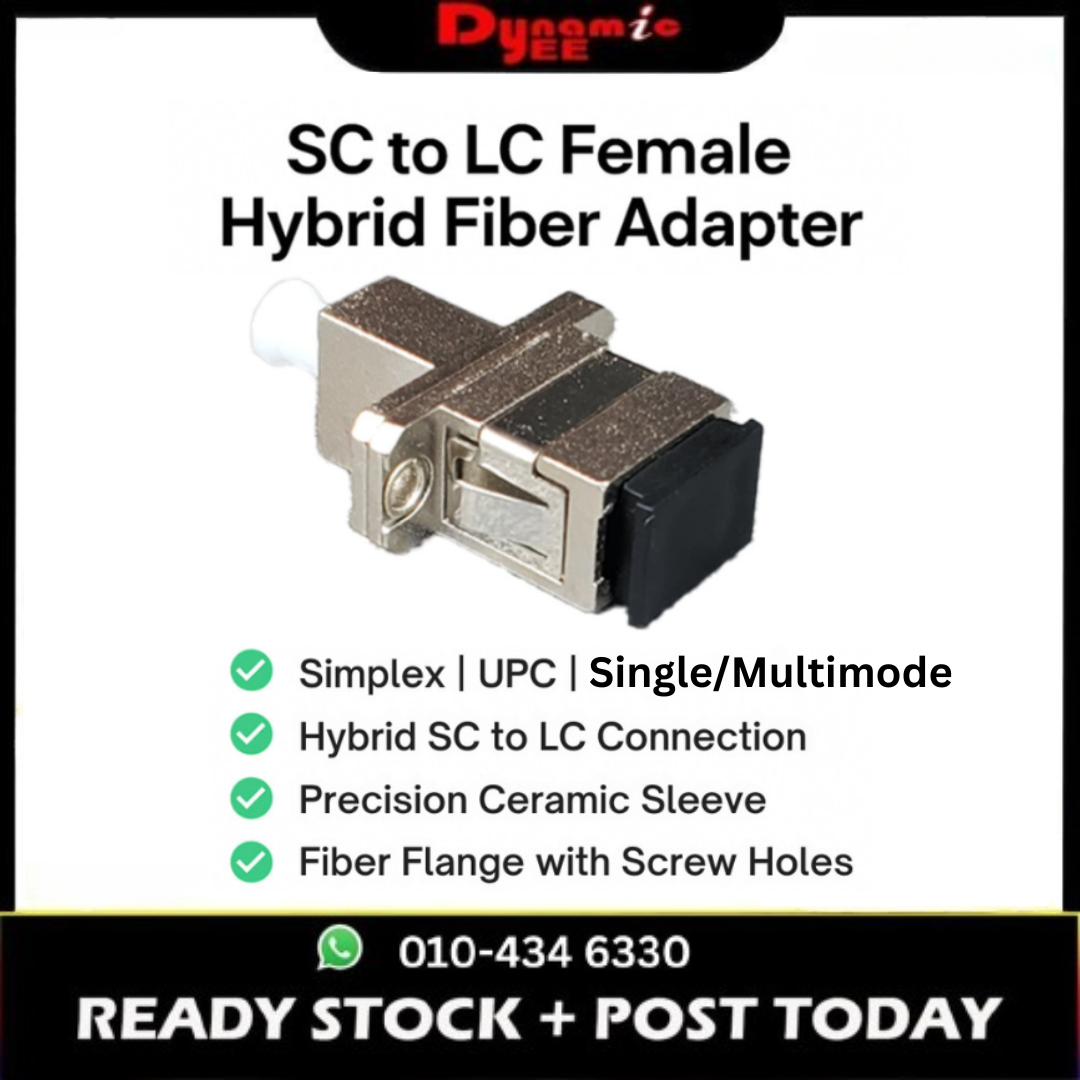 SC to LC Female Hybrid Fiber Adapter – Simplex | UPC | AD801