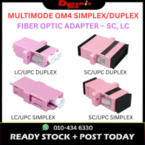 OM4 Multimode Fiber Optic Adapter – SC / LC | Simplex / Duplex AD901