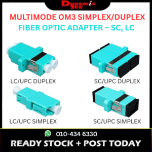OM3 Multimode Fiber Optic Adapter – SC / LC | Simplex / Duplex AD801