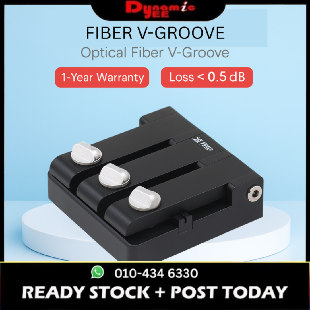 SINGLE CORE OPTICAL FIBER V ALIGNER WITH PRESS PLATE MAGNETIC SWITCH TO TEMPORARY DOCKING ACTIVITY CONNECTOR HIGH FA101