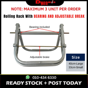 Rolling Rack With BEARING AND ADJUSTABLE BREAK Network Cable Rack Fiber Network Routing Artifact Wiring RR301