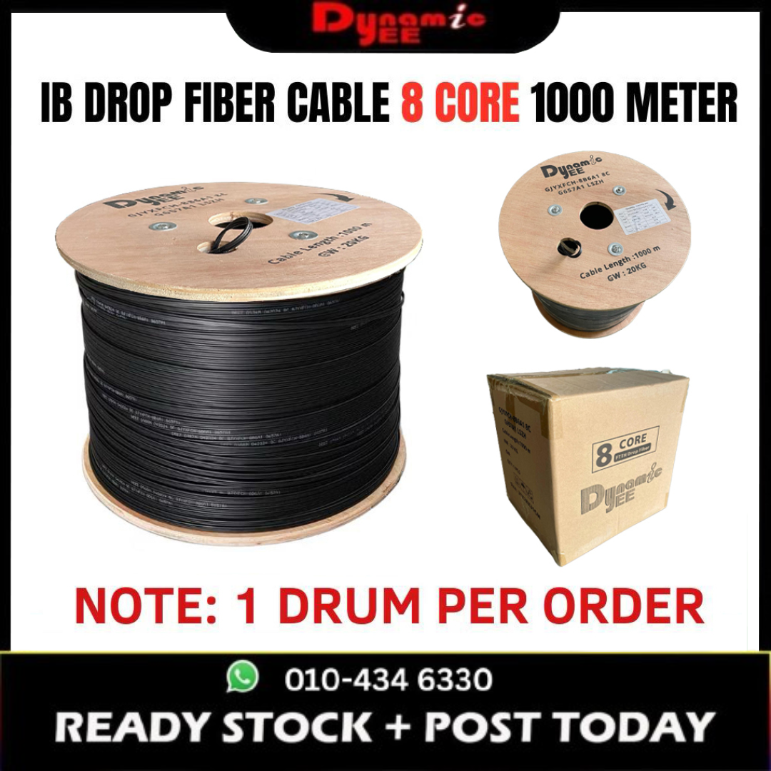 TM SPEC FTTH IB Drop Fiber Cable Outdoor 8 Core (FRP) GJYXFCH IB203