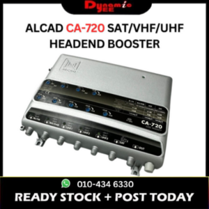 ALCAD CA-720 SAT/VHF/UHF HEADEND BOOSTER TVAM302