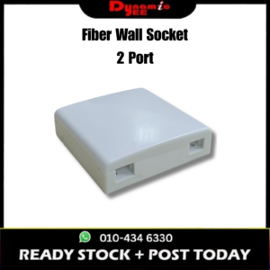 FWS Fiber Wall Socket 2 Ports FTTH Fiber Optic Terminal Box Indoor FW101