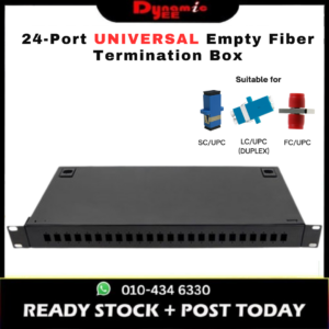 24-Port Universal Empty Optical Fiber Termination Box with Pigtail Flange Thickening - TBR302
