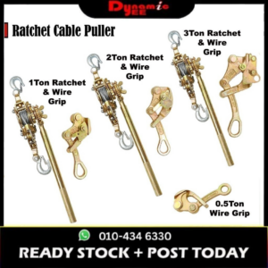 Multifunctional Ratchet Cable Puller and Wire Grip ( 0.5T, 1T, 2T, 3T ) RG101