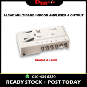 ALCAD MULTIBAND INDOOR AMPLIFIER 4 OUTPUT AI-400 TVAM201