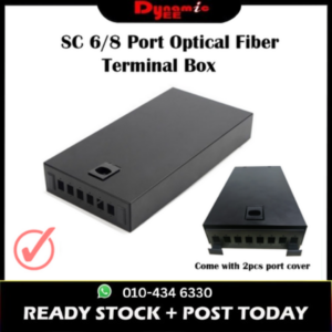 SC 8-Port Optical Fiber Terminal Empty Box - TBR304