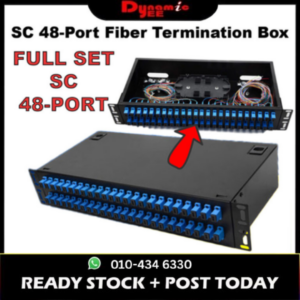 48-Port SC Full Set Optical Fiber Termination Box with Pigtail Flange Thickening - TBR303