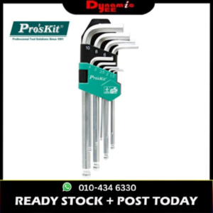PRO'SKIT 9PCS Ball Point Long Arm Hex Key Set HW-229B