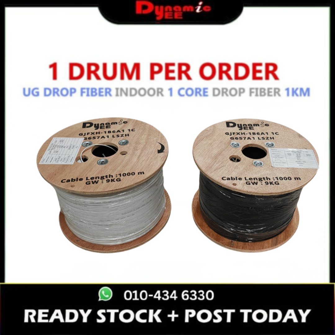 FTTH UG Drop Fiber Cable Indoor 1 Core (FRP) GJXFH UG101