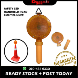 Safety LED Handheld Flat Type Road Light Blinker - LB201