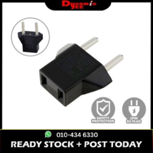 2 PIN Adapter US Convert to EU AC Power Socket Plug Universal Travel Socket PSA101