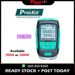 PRO'SKIT FIBER OPTIC POWER METER MT-761 4 IN 1 MULTIMETER 15MW 30MW