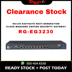 RUIJIE EASYGATE NEXT-GENERATION CLOUD MANAGED UNIFIED SECURITY GATEWAY EG3230