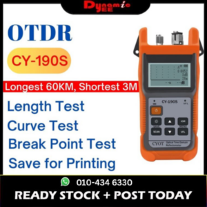 OTDR CY-190S 60KM 1550nm Fiber Optical Ranger Reflectometer Optic Built In VFL FC/SC OT301
