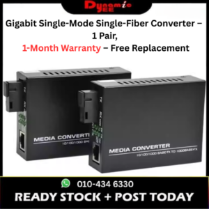 Netlink 1 PAIR Gigabit Single-mode Fiber Media Converter Fiber Optical Transceiver GS-03-AB CON101