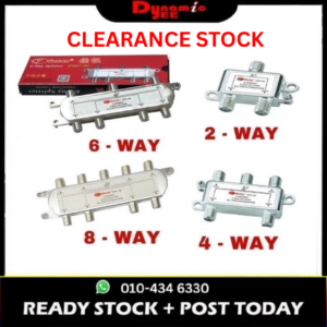 Gecen ( 2, 4, 6, 8 ) way splitter 5-2400Mhz GS01-02, 04, 06, 08 TVSP101 | TVSP201 | TVSP301 | TVSP401