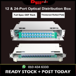 12/24 Core Full Spec Telecom-Grade Optical Distribution Frame ODF Rack Optical Cable Welding Box ODF101